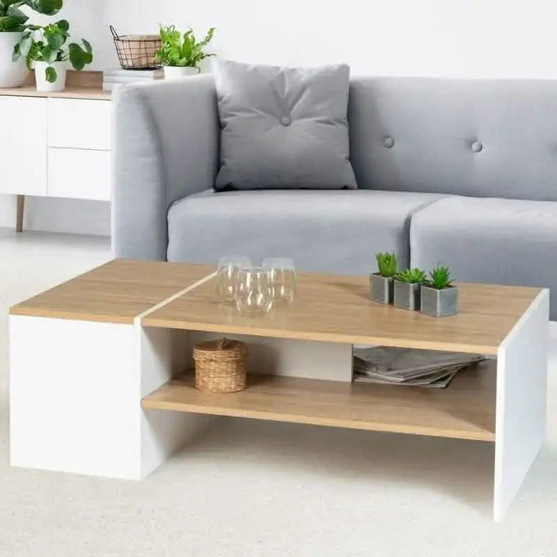 ترابيزة قهوة بوحدة تخزين 100*40*50 سم - FUR80 - Homix