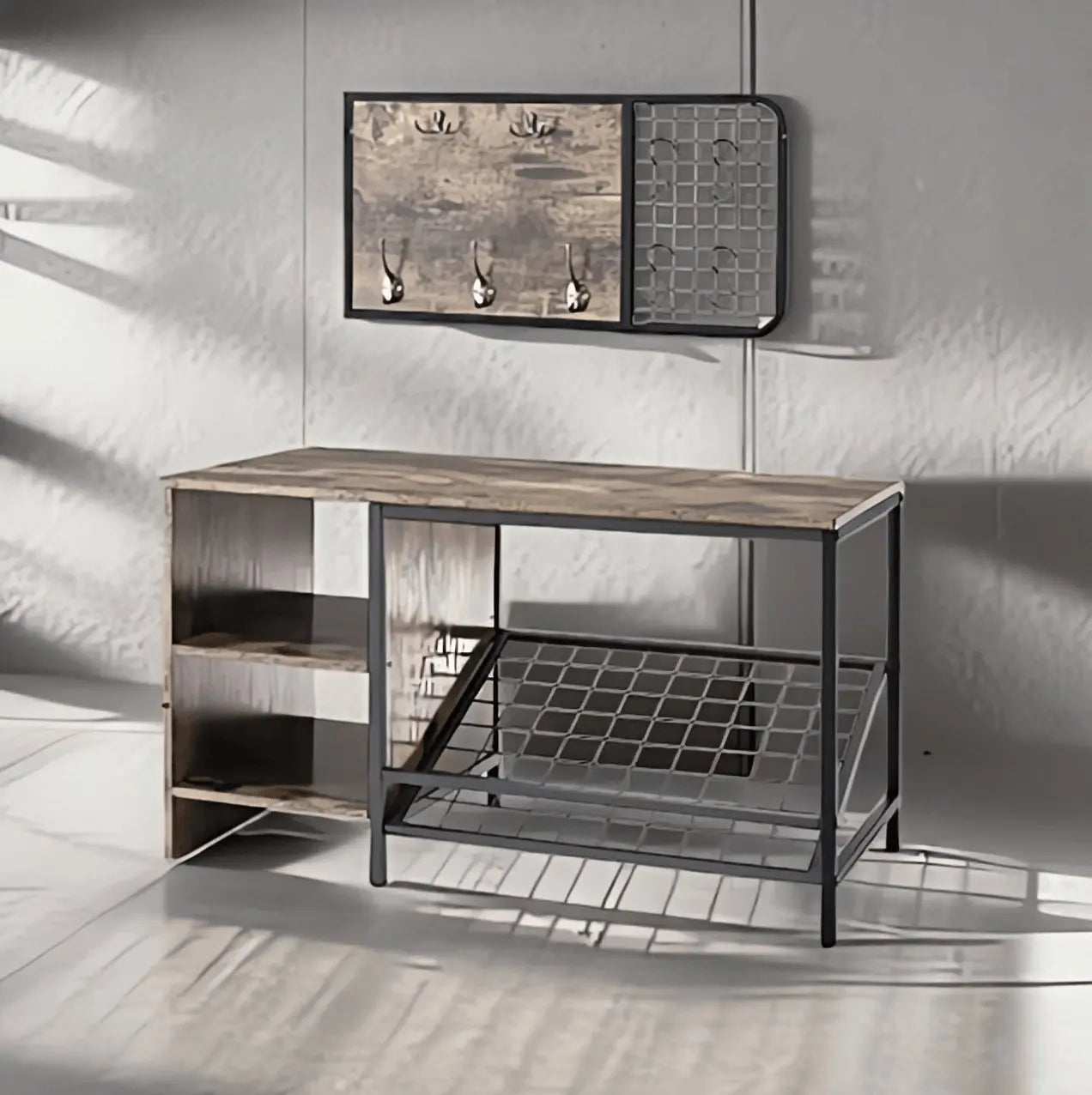 جزامة مزودة بشماعه 100*45*80 سم - STA122 - Homix