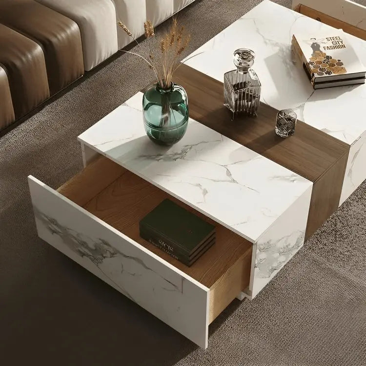 ترابيزة قهوة ام دي اف اسباني 100*50*35 سم - FUR25 - Homix