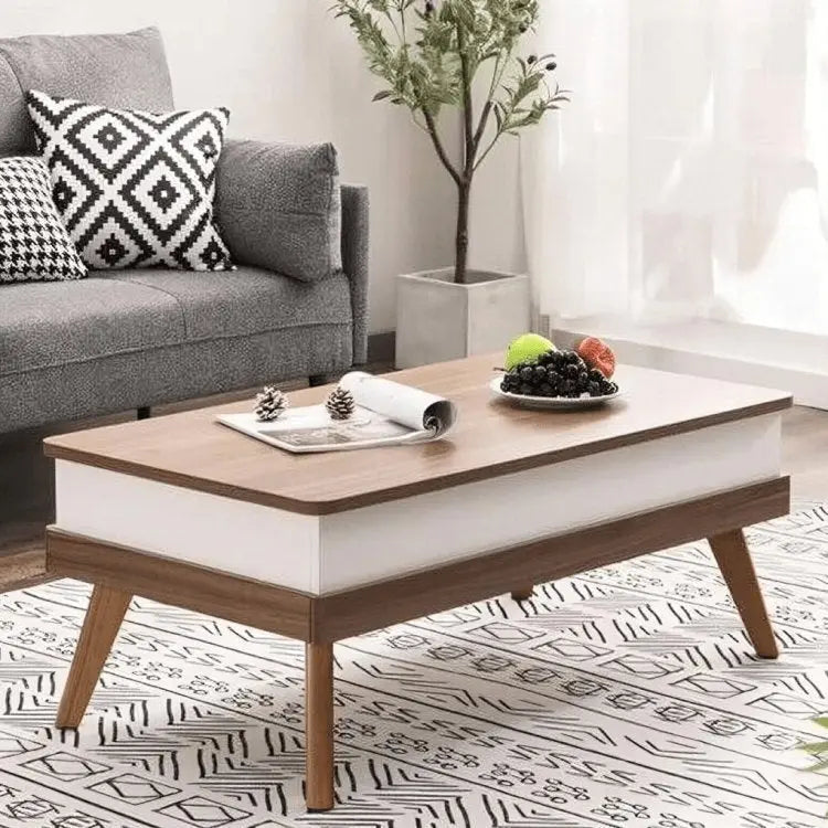 ترابيزة قهوة بتخزين داخلي 100*50*40 سم - FUR83 - Homix