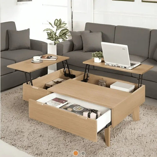 ترابيزة قهوة ام دي اف اسباني 100*70*40 سم - FUR81 - Homix