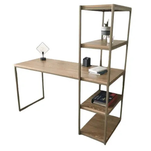 مكتب مزود بوحدة تخزين 120*50*120 سم - STA124 - Homix