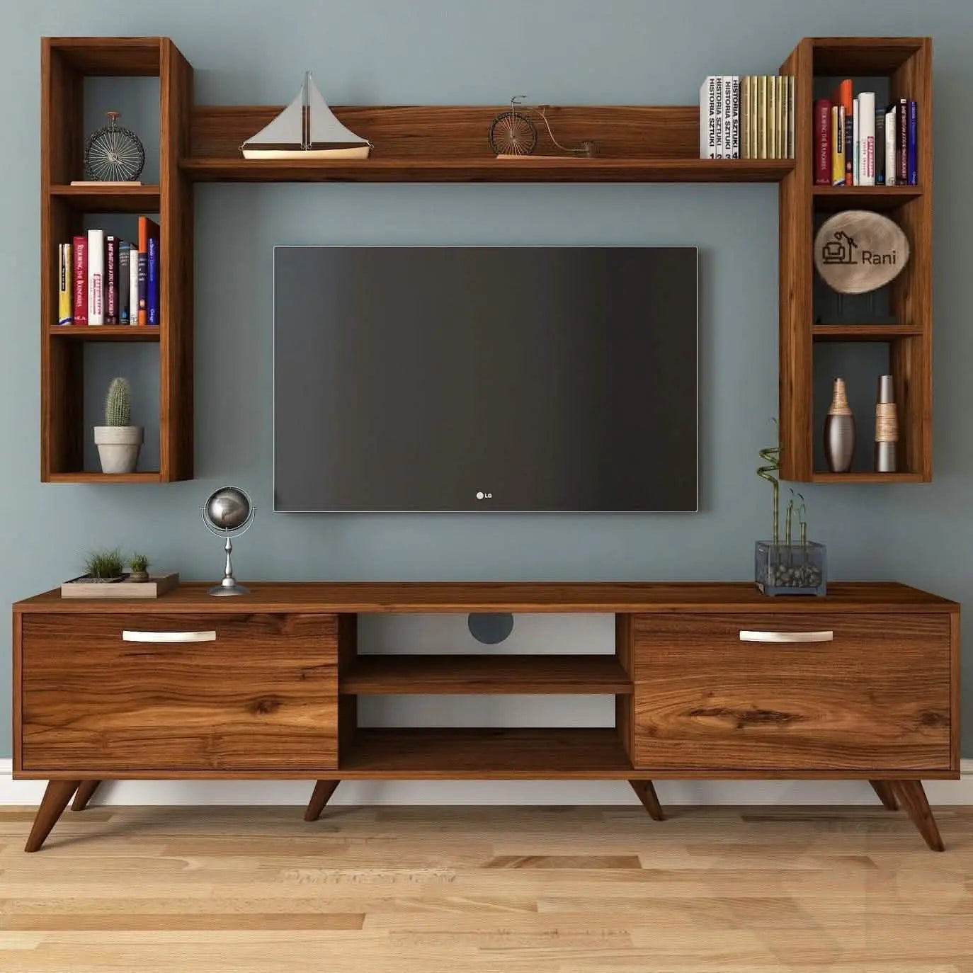 ترابيزة تليفزيون بني 160*35*45 سم - FUR92 - Homix