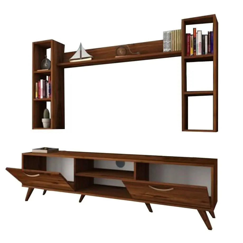 ترابيزة تليفزيون بني 160*35*45 سم - FUR92 - Homix