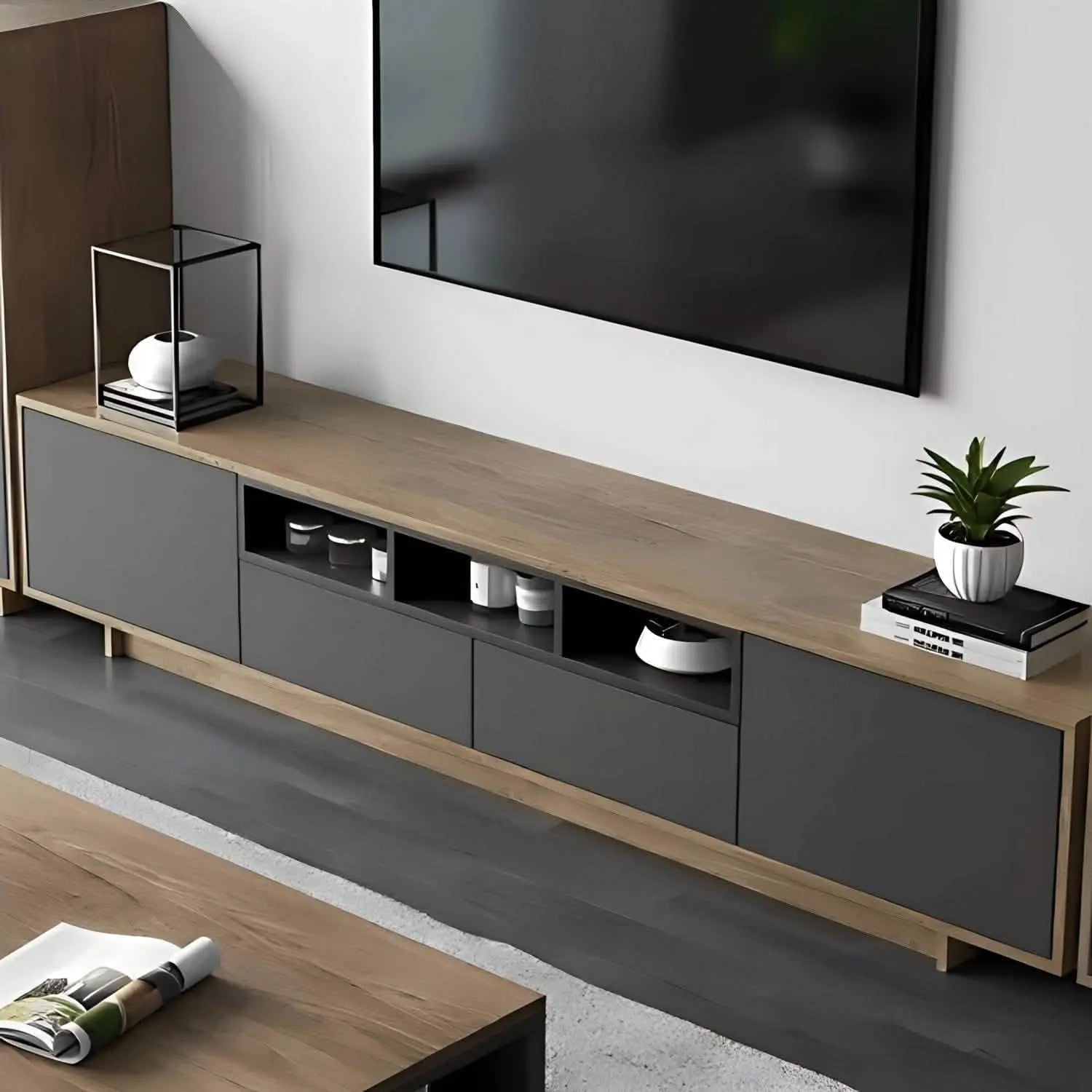 ترابيزة تليفزيون 200*45*40 سم - FUR4 Furnish store