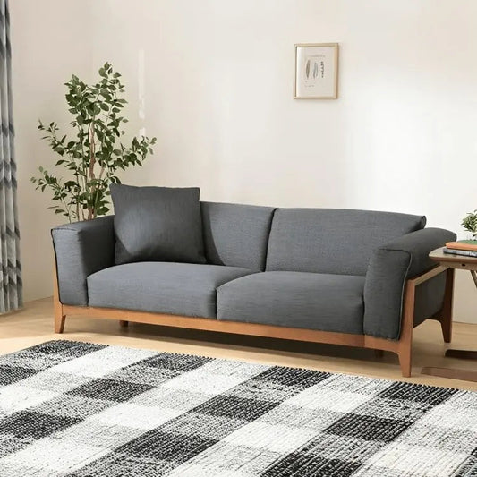 كنبة خشب زان 200*80*70 سم - STB110 - Homix