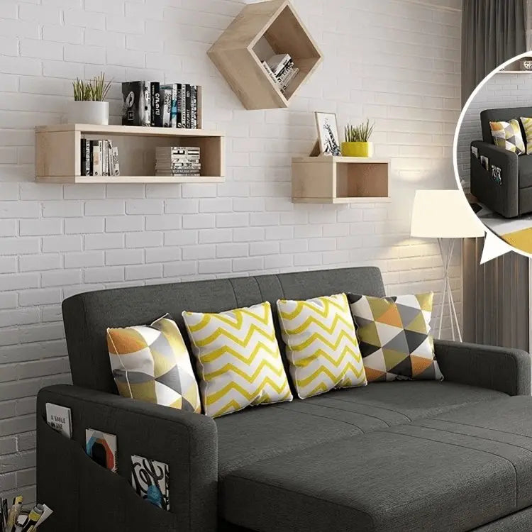 كنبة سرير رمادي غامق 200*80*75 سم - STB142 - Homix