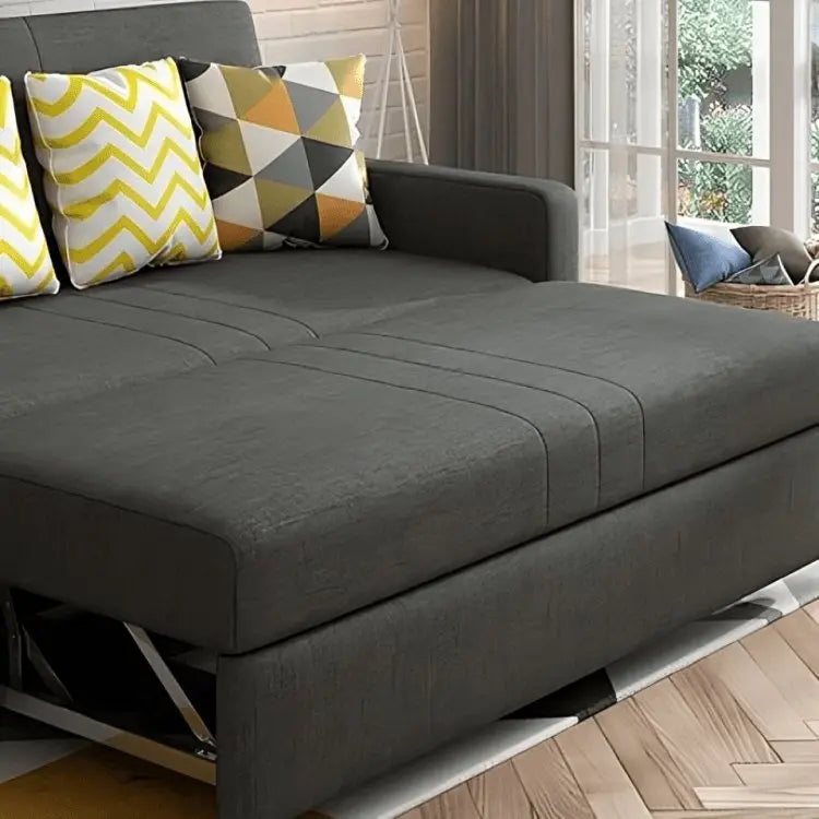 كنبة سرير رمادي غامق 200*80*75 سم - STB142 - Homix