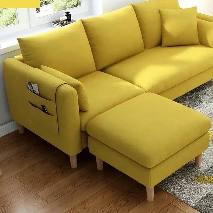 كنبة أصفر 200*80*75 سم - STB79 - Homix