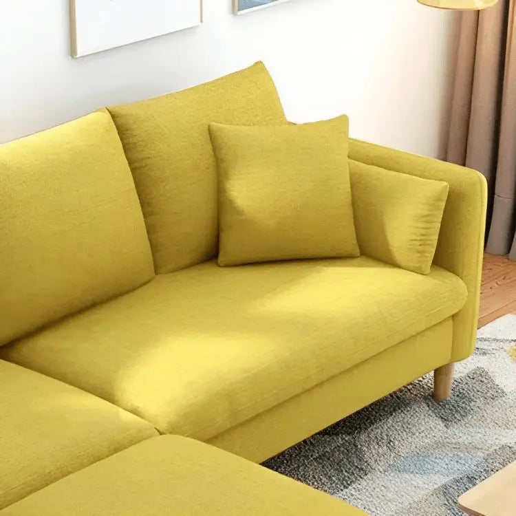 كنبة أصفر 200*80*75 سم - STB79 - Homix