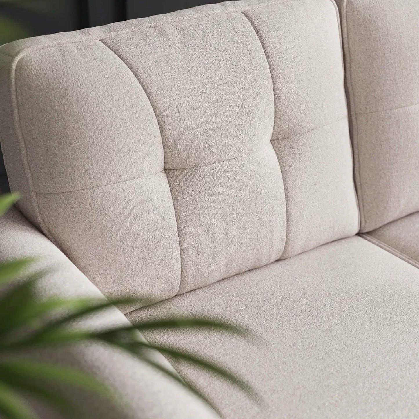 تسوق الأن من هومكس  كنبة ثلاثية رمادي 200*85*75 سم - STB129 بأفضل سعر وأفضل جودة