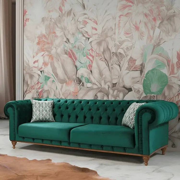 كنبة خشب زان 200*85*75 سم - STB146 - Homix