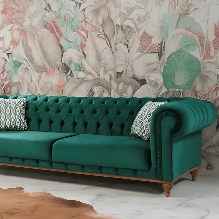 كنبة خشب زان 200*85*75 سم - STB146 - Homix