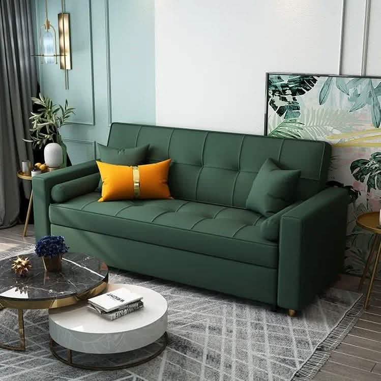 تسوق الأن من هومكس  كنبة سرير أخضر 200*85*75 سم - STB54 بأفضل سعر وأفضل جودة