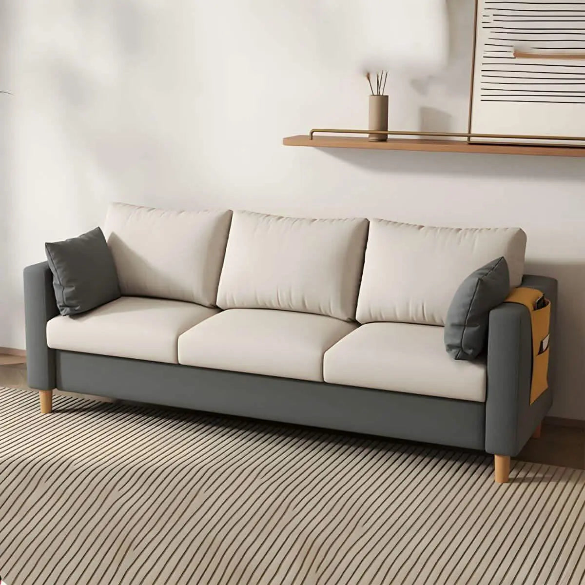 تسوق الأن من هومكس كنبة ثلاثية 200*85*75 سم - STB58 بأفضل سعر وأفضل جودة