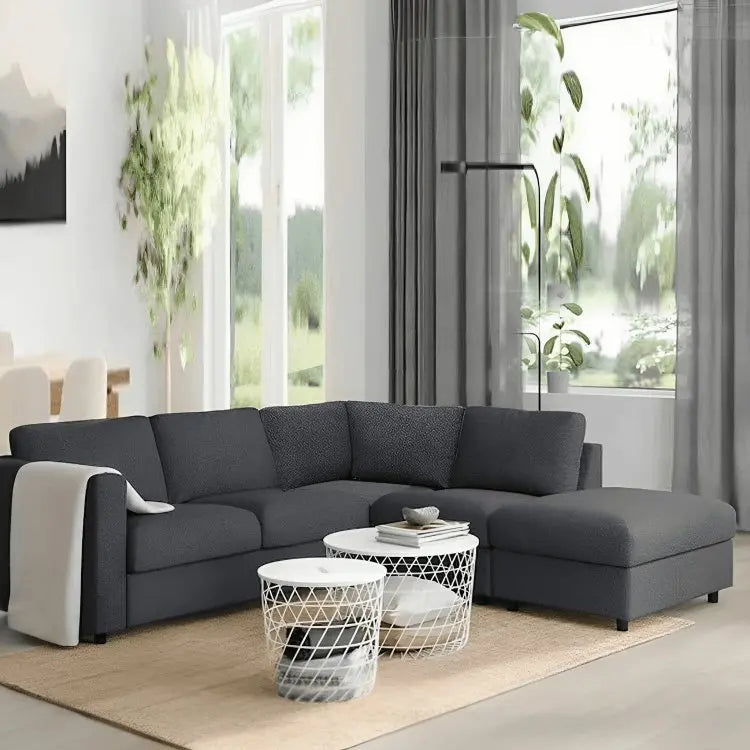 ركنة رمادي غامق 230*210*85*75 سم - STB44 - Homix