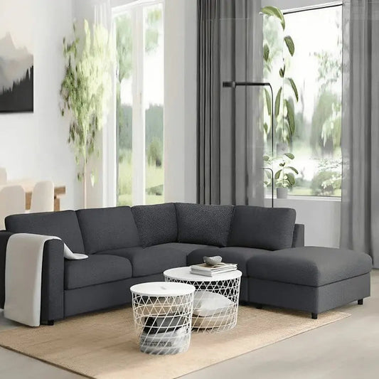 ركنة رمادي غامق 230*210*85*75 سم - STB44 - Homix