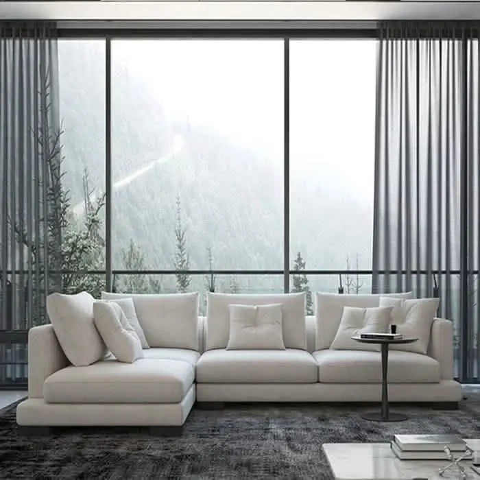 تسوق الأن من هومكس  كنبة أبيض 240*160*85*75 سم - STB4 بأفضل سعر وأفضل جودة