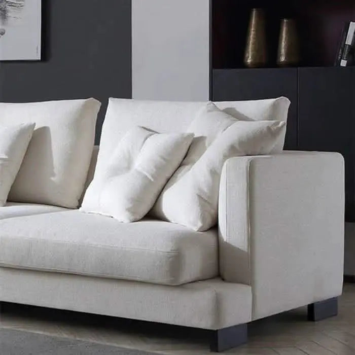 تسوق الأن من هومكس  كنبة أبيض 240*160*85*75 سم - STB4 بأفضل سعر وأفضل جودة