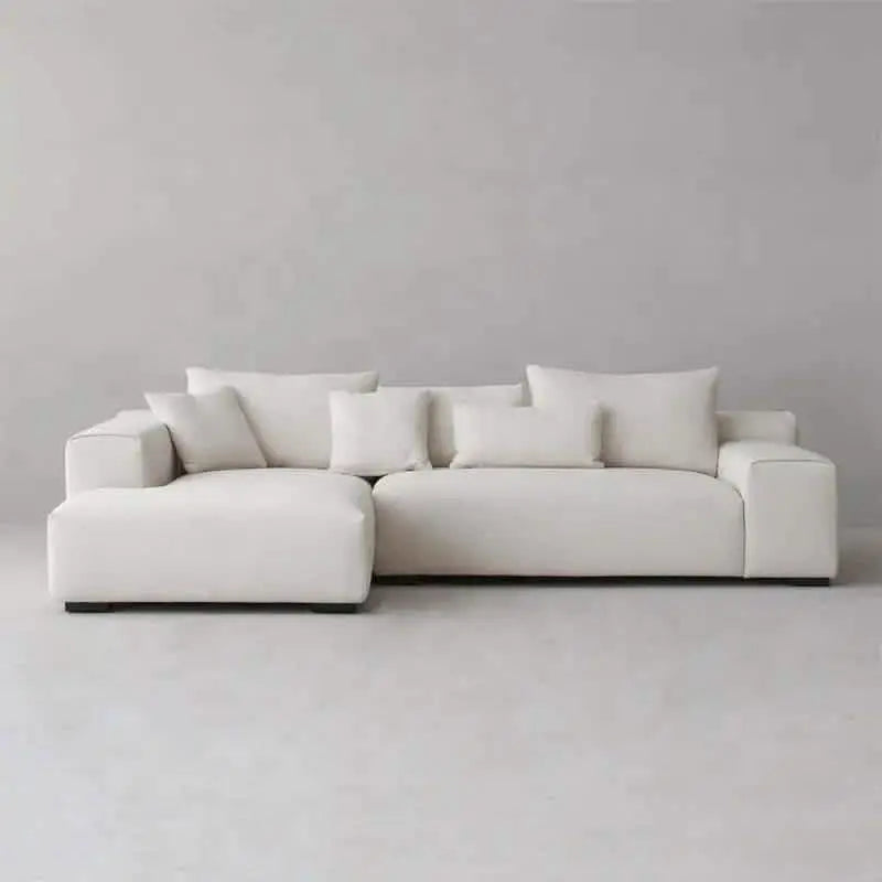 تسوق الأن من هومكس  كنبة زاوية أبيض 250*160*75 سم - STB37 بأفضل سعر وأفضل جودة