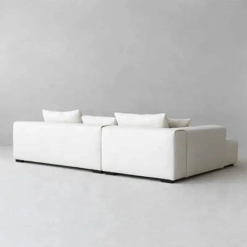 تسوق الأن من هومكس  كنبة زاوية أبيض 250*160*75 سم - STB37 بأفضل سعر وأفضل جودة