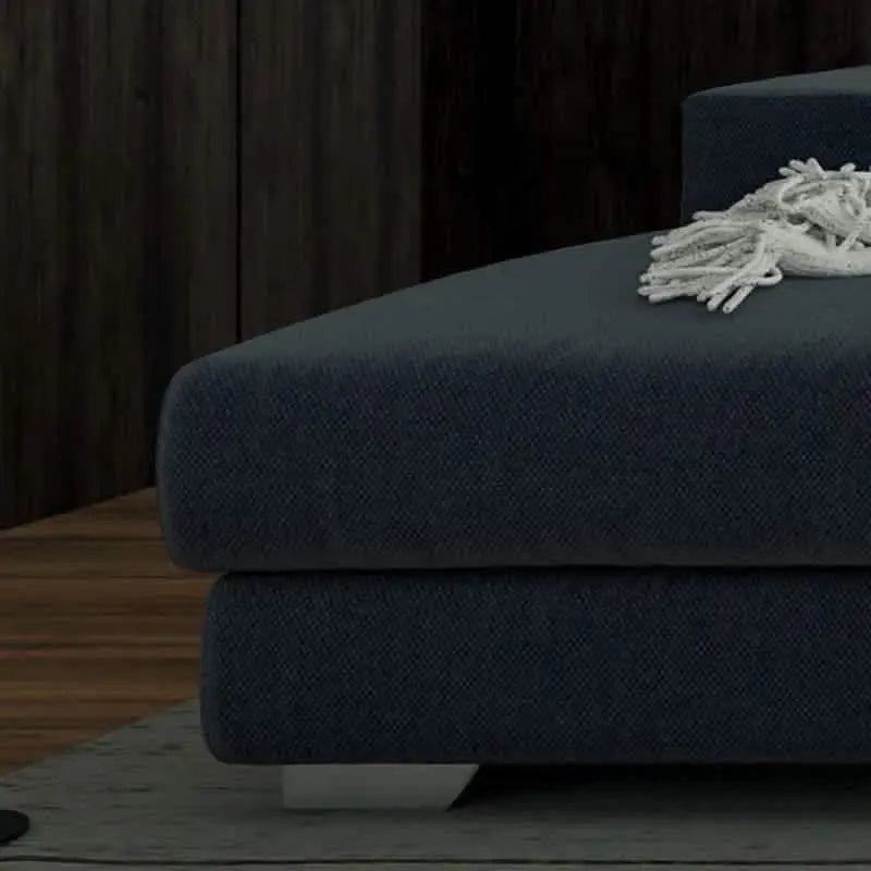 تسوق الأن من هومكس  كنبة زاوية أسود 250*170*85*75 سم - STB51 بأفضل سعر وأفضل جودة