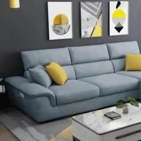 كنبة زاوية رمادي 250*180*85*75 سم - STB154 - Homix