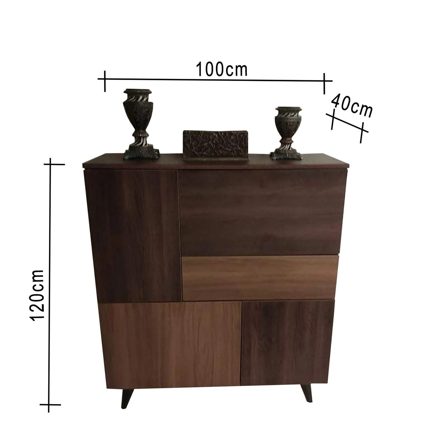 جزامه مرتفعة باللون البني الخشبي