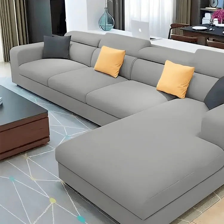 كنبة زاوية رمادي 300*200*85*70 سم - STB159 - Homix