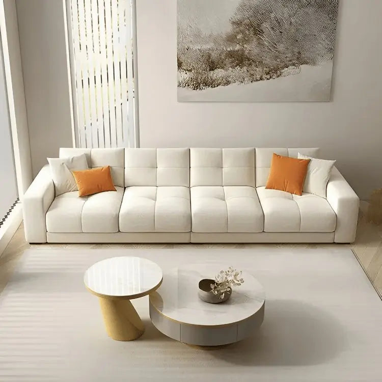 كنبة أبيض 300*85*75 سم - STB77 - Homix