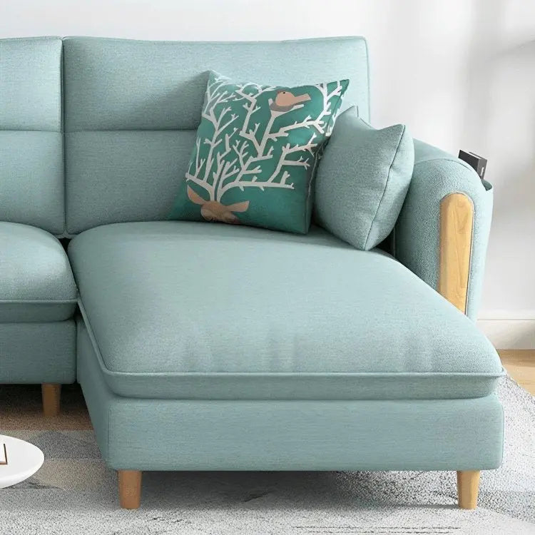 كنبة زاوية لبني 320*180*85*75 سم - STB91 - Homix