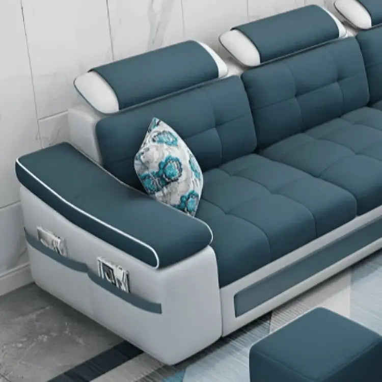 كنبة ركنة كابتونيه 320*180*85*80 سم - STB92 - Homix