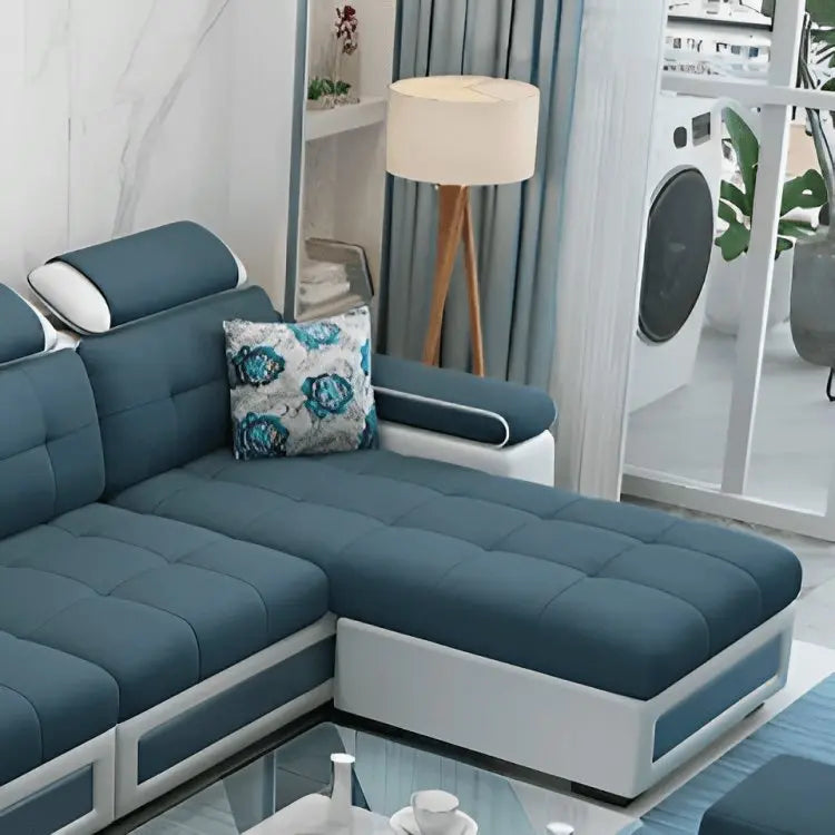 كنبة ركنة كابتونيه 320*180*85*80 سم - STB92 - Homix