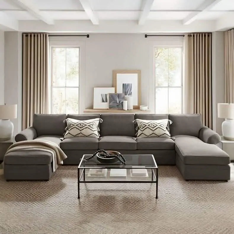 ركنة خشب زان 340*180*85*75 سم - STB113 - Homix