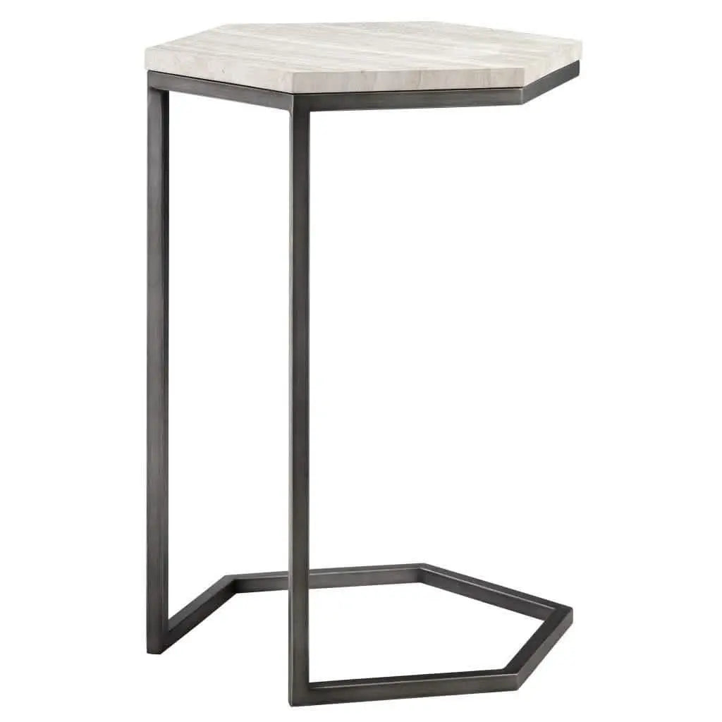 تسوق الأن من هومكس  ترابيزة جانبية معدن بسطح رخام 35*60 سم - STA86 بأفضل سعر وأفضل جودة