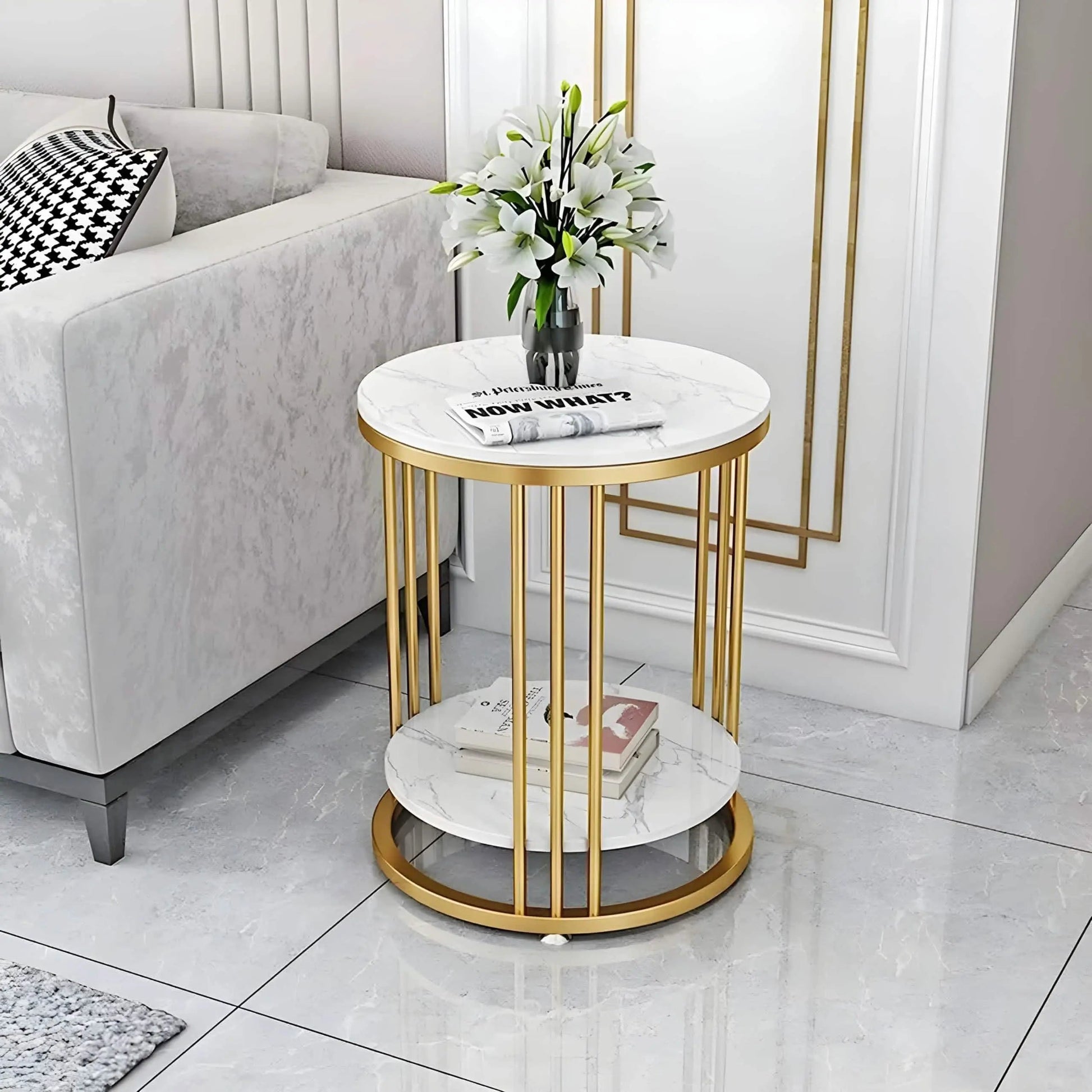 تسوق الأن من هومكس  ترابيزة جانبية معدن 40*40*60 سم - STA53 بأفضل سعر وأفضل جودة