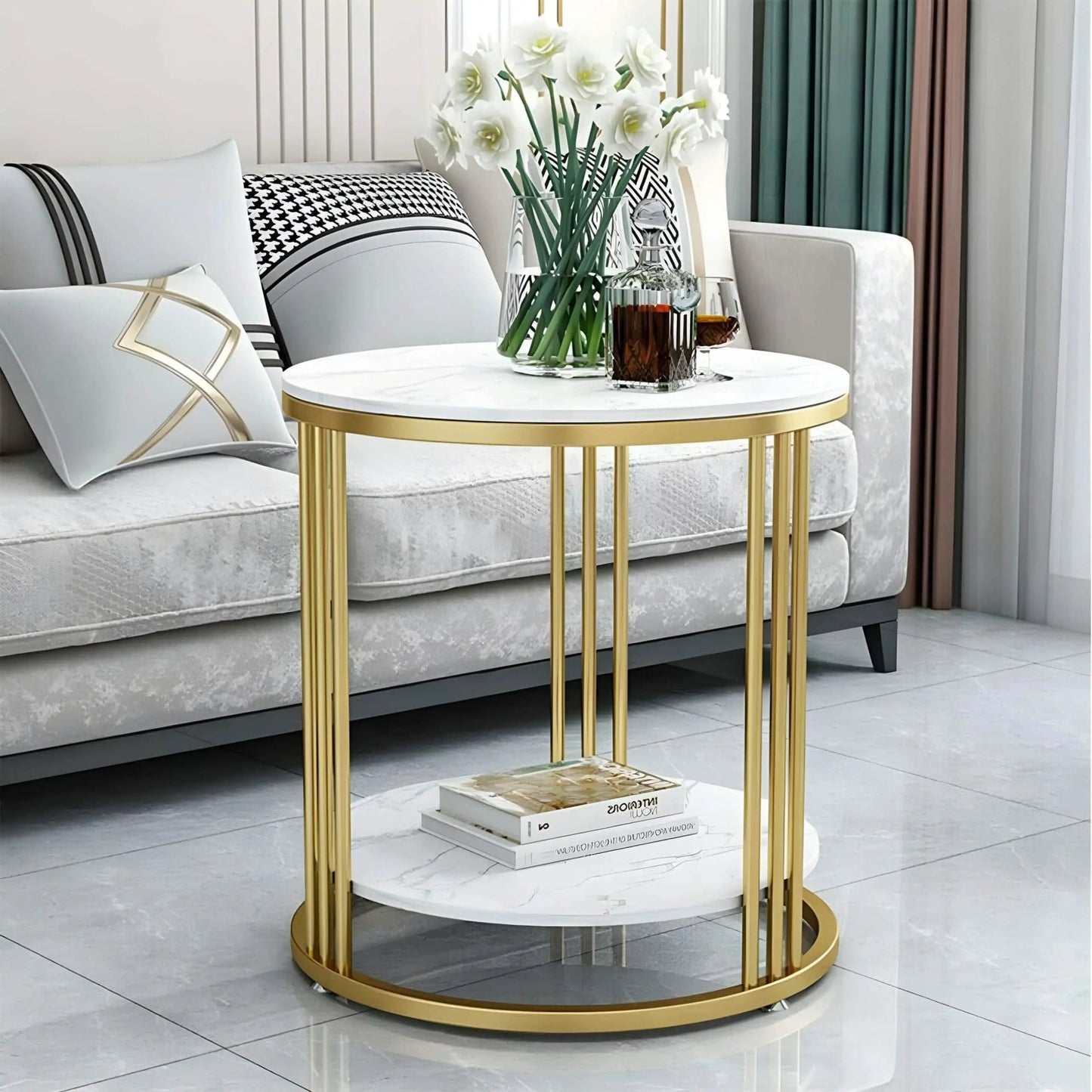 تسوق الأن من هومكس  ترابيزة جانبية معدن 40*40*60 سم - STA53 بأفضل سعر وأفضل جودة