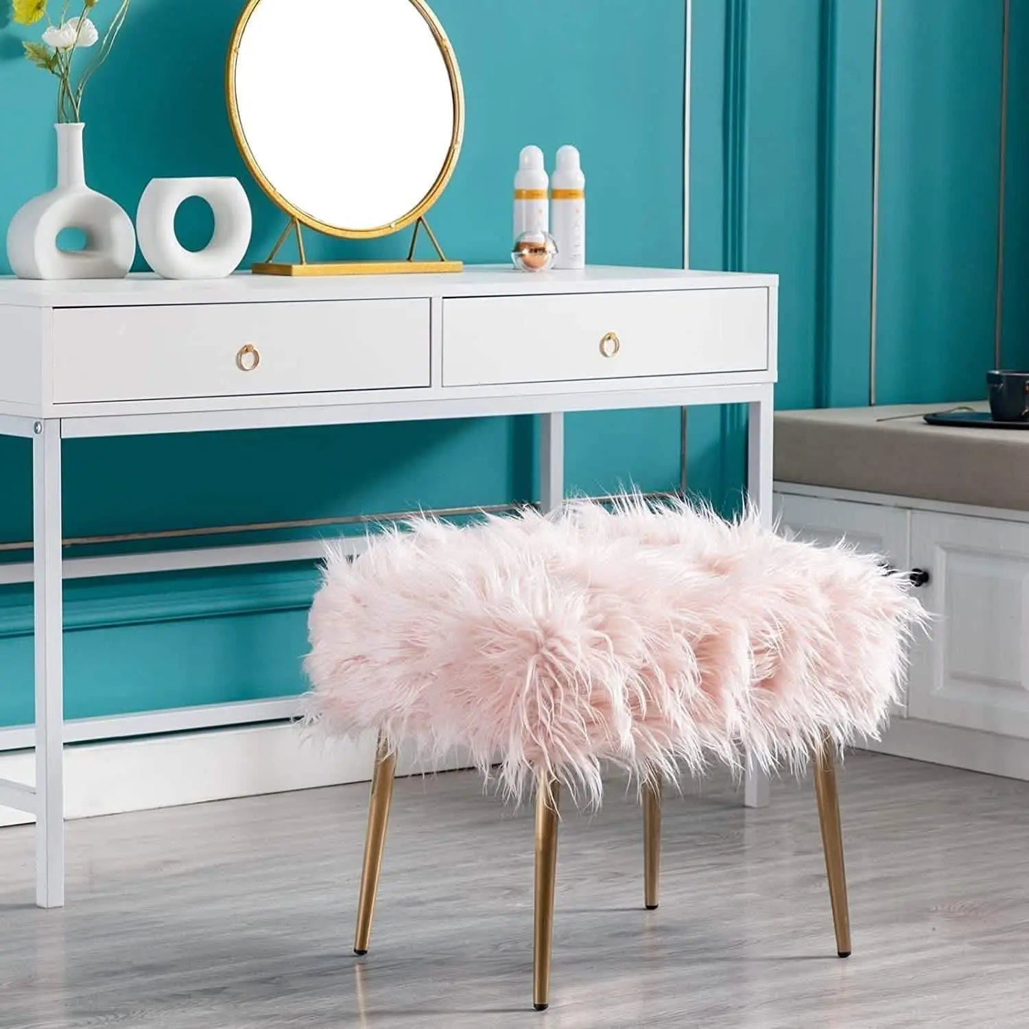 تسوق الأن من هومكس  كرسي وردي 60*50*45 سم - STB16 بأفضل سعر وأفضل جودة