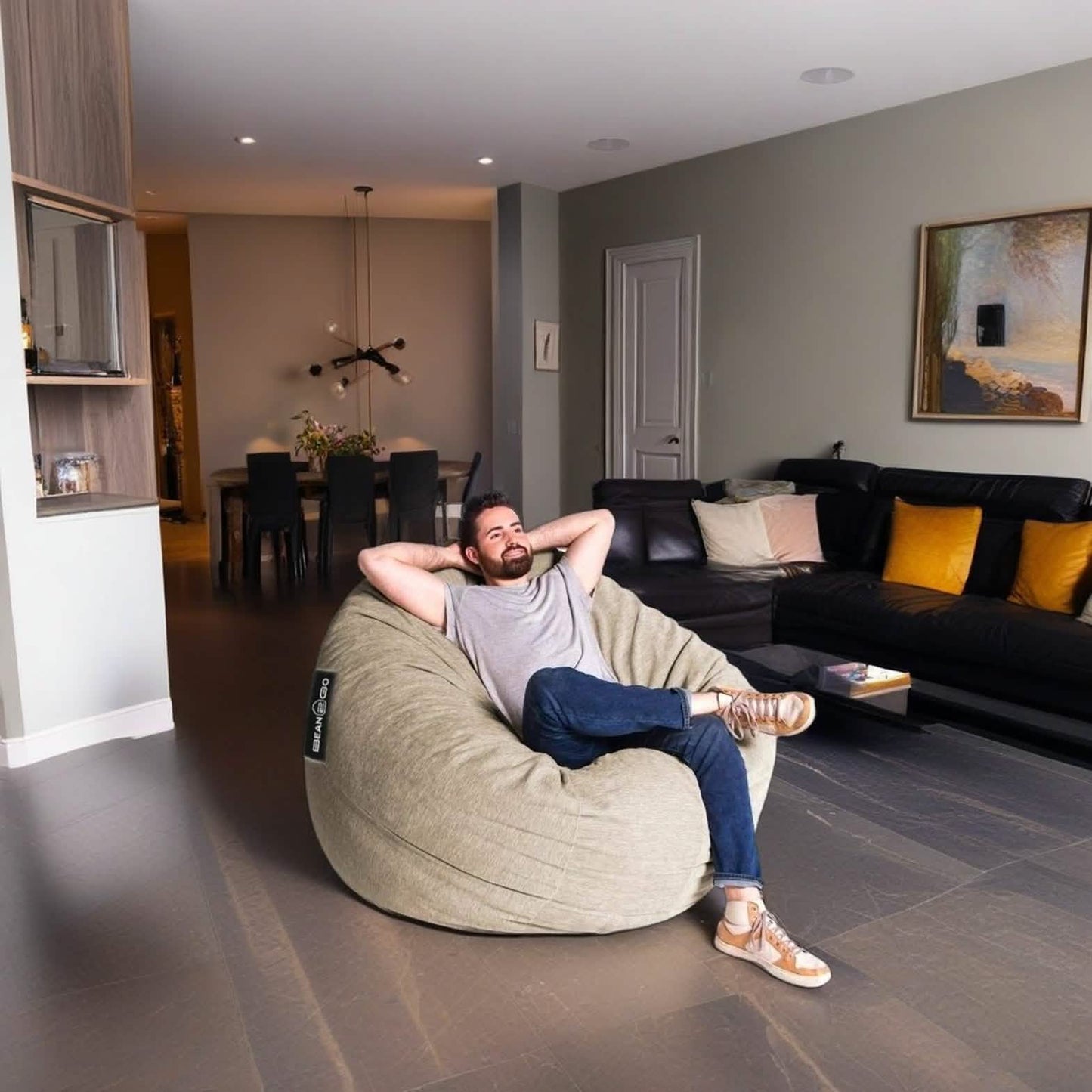 تسوق الأن من هومكس  بين باج جاينت قماش 115*115*90 سم - BEN93 بأفضل سعر وأفضل جودة