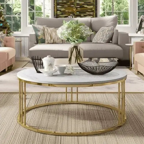 ترابيزة قهوة دائرية 80*45 سم - STA70 - Homix