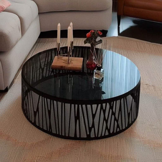 تسوق الأن من هومكس  ترابيزة قهوة دائرية 80*45 سم - STA75 بأفضل سعر وأفضل جودة