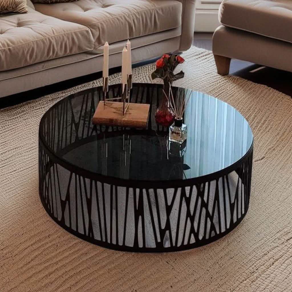 تسوق الأن من هومكس  ترابيزة قهوة دائرية 80*45 سم - STA75 بأفضل سعر وأفضل جودة