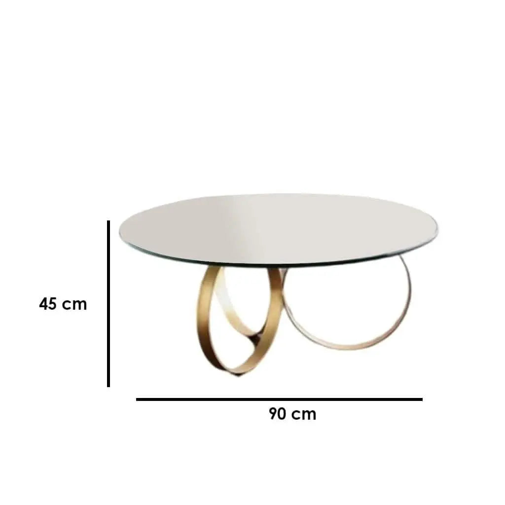 ترابيزة قهوة معدن 90*90*45 سم - STA27 - Homix