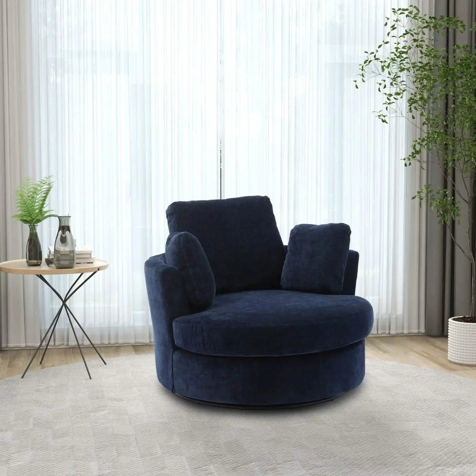 تسوق الأن من هومكس  كرسي استرخاء كحلي 90*90*75 سم - STB21 بأفضل سعر وأفضل جودة