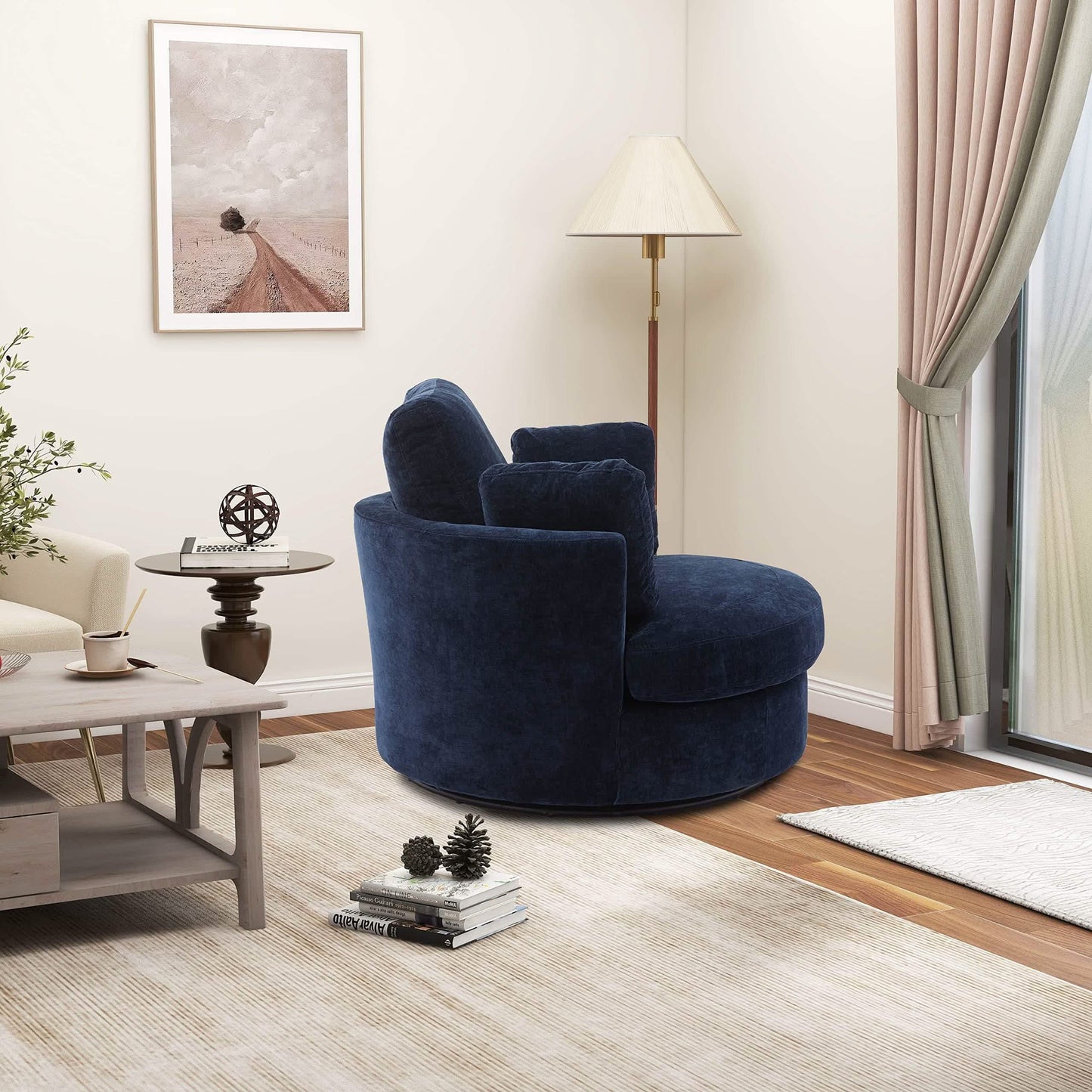 تسوق الأن من هومكس  كرسي استرخاء كحلي 90*90*75 سم - STB21 بأفضل سعر وأفضل جودة