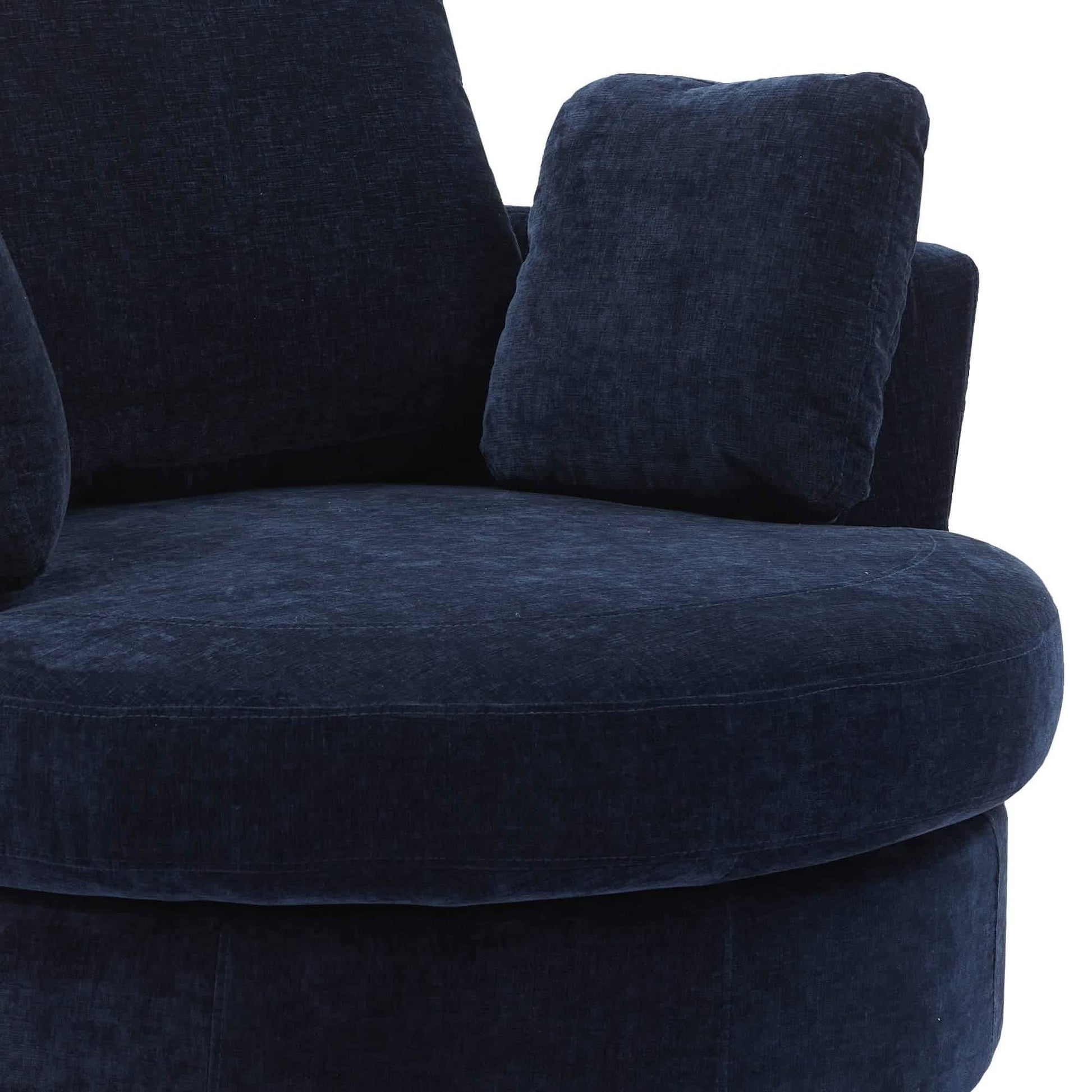 تسوق الأن من هومكس  كرسي استرخاء كحلي 90*90*75 سم - STB21 بأفضل سعر وأفضل جودة