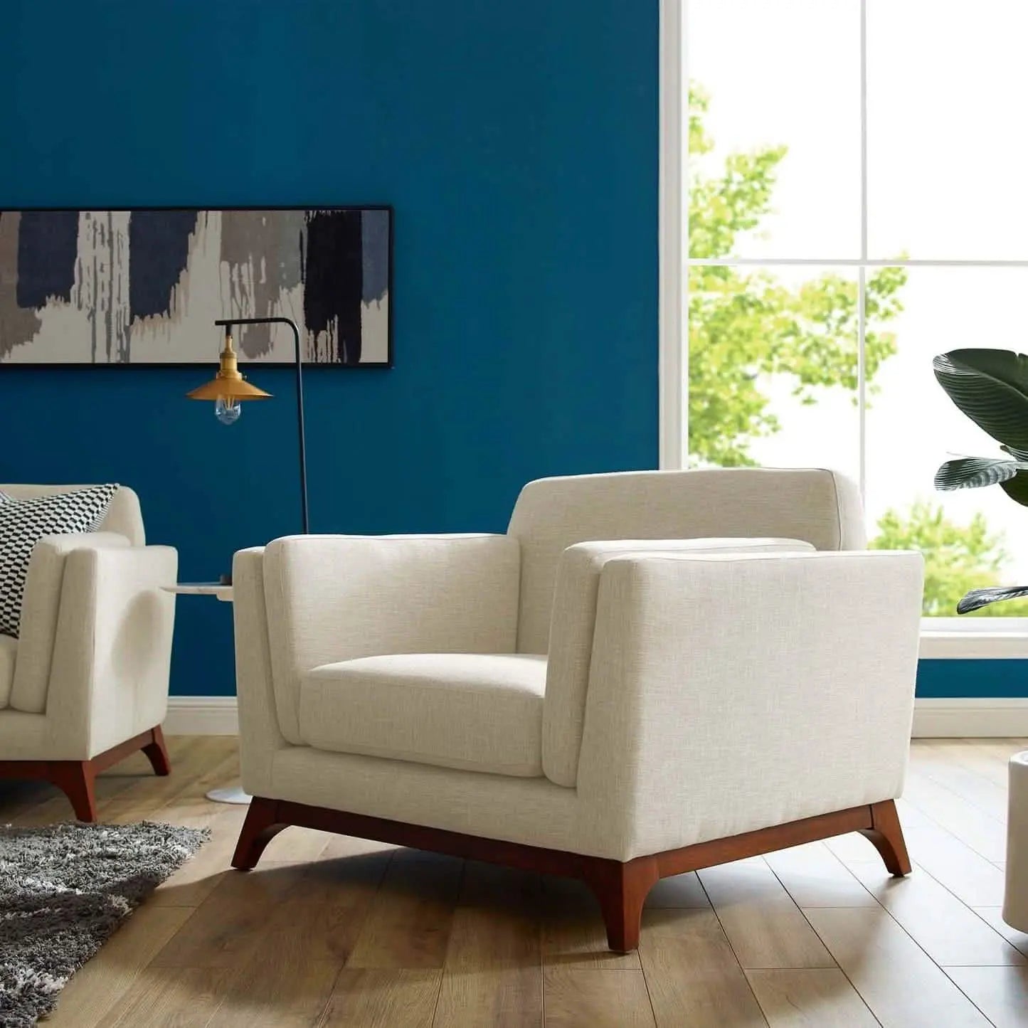 تسوق الأن من هومكس  كرسي خشب زان 95*80*85 سم - STB102 بأفضل سعر وأفضل جودة