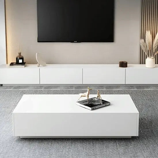 طقم ترابيزات أبيض ام دي اف اسباني - FUR29 - Homix