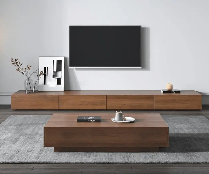 طقم ترابيزات بني ام دي اف اسباني - FUR45 - Homix