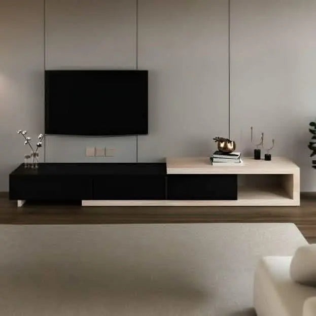 طقم ترابيزات مع وحدة علوية ام دي اف اسباني - FUR51 - Homix